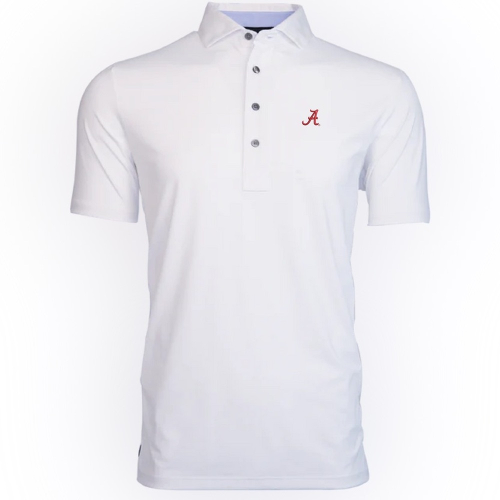 NEW Greyson Alabama Tala Polo White with A Logo